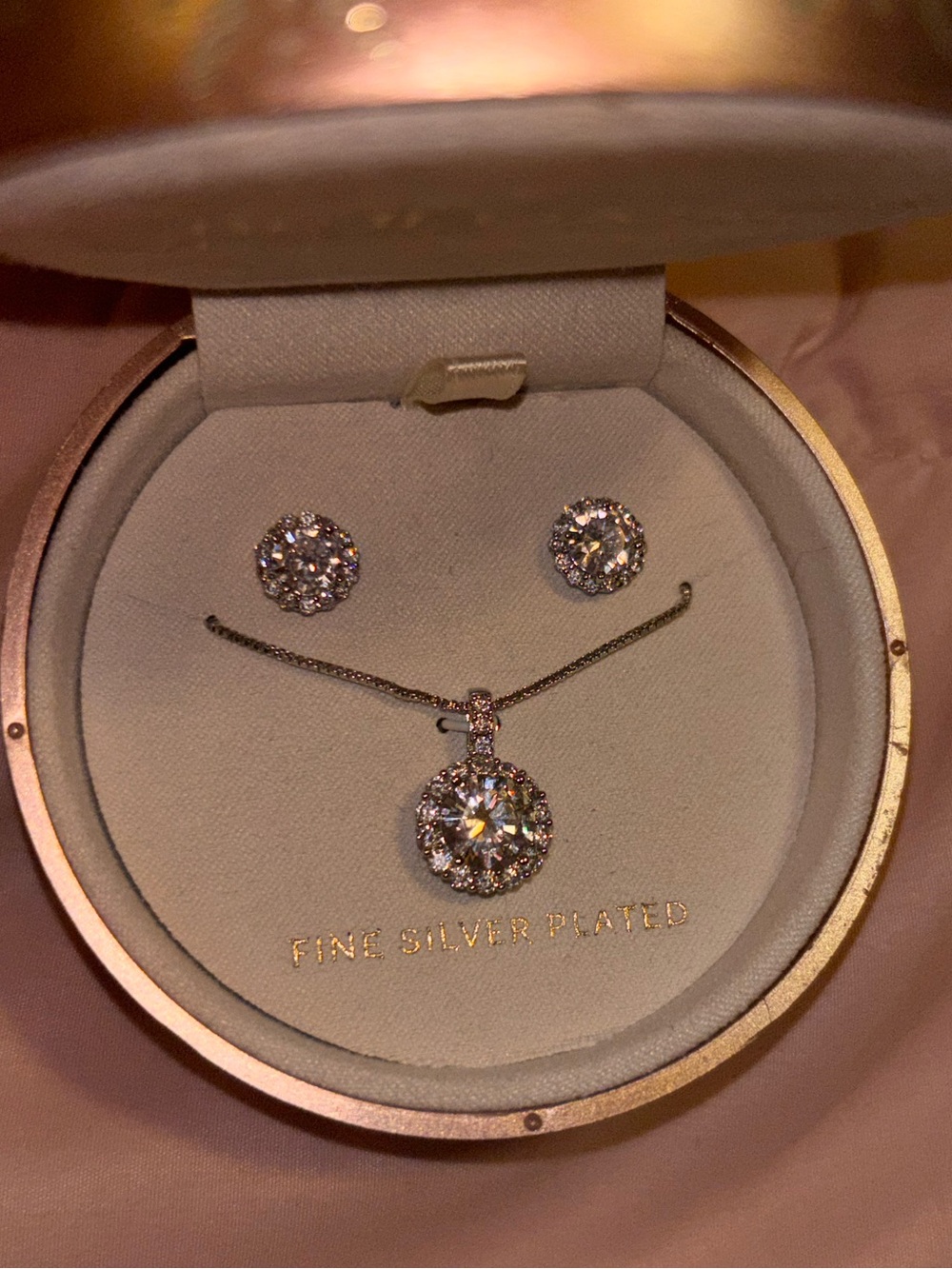 Fine Silver Plated Jewelry Set